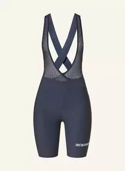 Велосипедные шорты Graziella с лямками и мягкой вставкой Caf Du Cycliste, синий