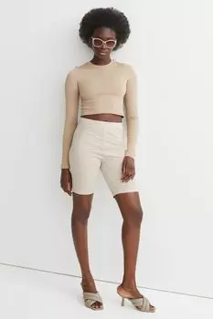 Велосипедные шорты H&M, светло-бежевый