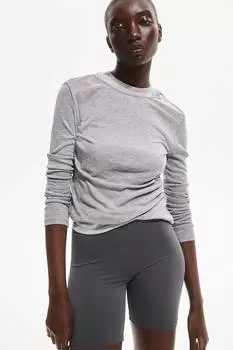Велосипедные шорты из микрофибры H&M, серый