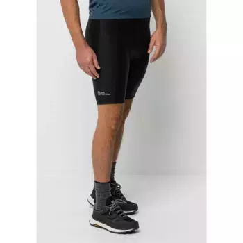 Велосипедные шорты Jack Wolfskin "MOROBBIA PADDED SHORTS M", черный