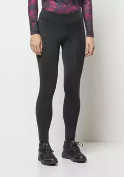 Велосипедные шорты Jack Wolfskin "MOROBBIA TIGHTS W", черный