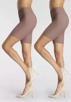 Велосипедные шорты LASCANA (2 шт.), идеальные для ощущения безопасности под ними, бронзовый