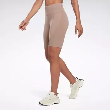 Велосипедные шорты Lux с высокой посадкой Reebok, серо-коричневый