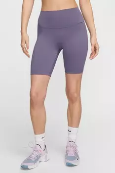 Велосипедные шорты One dri fit с завышенной талией (8 дюймов) Nike, фиолетовый