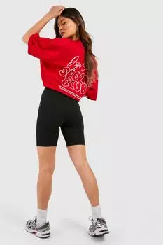 Велосипедные шорты с контрастными швами boohoo, черный