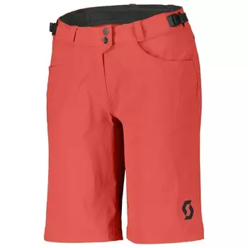 Велосипедные шорты Scott Women's Shorts Trail Flow with Pad, цвет Astro Red