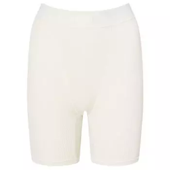 Велосипедные шорты Skims Cotton Rib Boxer, цвет Bone