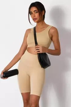 Велосипедные шорты Stone Ribbed QUIZ Clothing