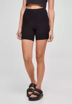 Велосипедные шорты URBAN CLASSICS " Urban Classics Ladies Rib Knit Shorts" (1 шт.), черный