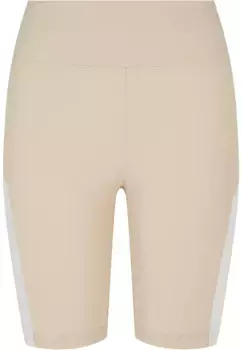 Велосипедные шорты URBAN CLASSICS " Urban Classics Women's Color Block Cycle Shorts" (1 шт.), белый