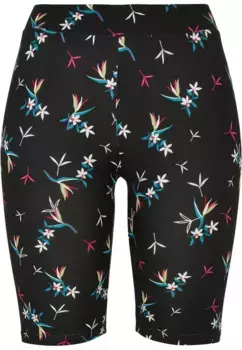 Велосипедные шорты URBAN CLASSICS " Urban Classics Women's Ladies Soft AOP Cycle Shorts" (1 шт.), цвет Blackfloret