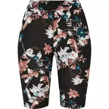 Велосипедные шорты URBAN CLASSICS " Urban Classics Women's Ladies Soft AOP Cycle Shorts" (1 шт.), цвет Blacksoftflower