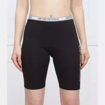 Велосипедные шорты узкого кроя Emporio Armani, черный