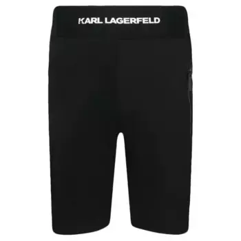 Велосипедные шорты узкого кроя Karl Lagerfeld, черный