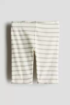 Велосипедные шорты в рубчик H&M, зеленый