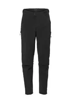 Велосипедные штаны "qimsa softshell" ветрозащитные дышащие Vaude, черный