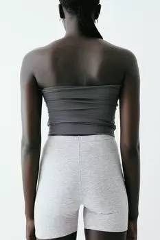 Велосипедные трусы light shape из хлопка H&M, серый