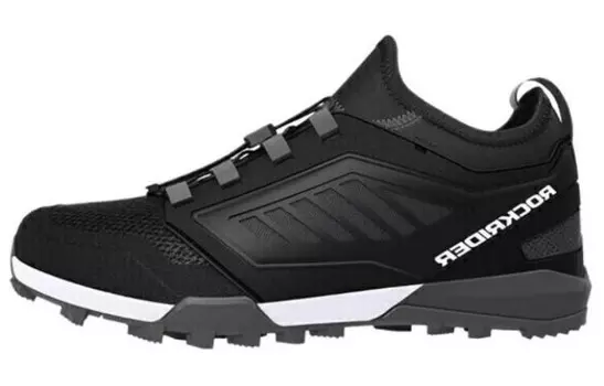 Велосипедные туфли унисекс низкие черные Decathlon