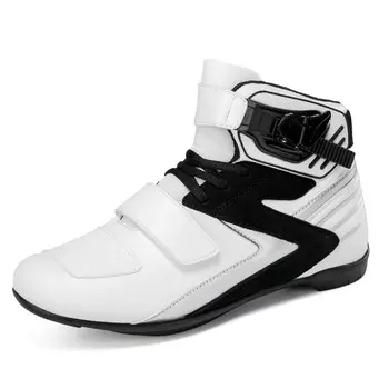 Велосипедные туфли унисекс с высоким верхом Bvfnlee, белый/черный