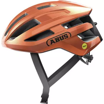 Велосипедный шлем Abus, цвет orange/orange/orange