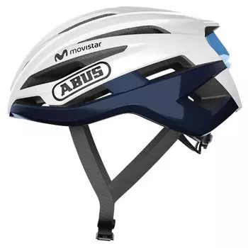 Велосипедный шлем ABUS StormChaser Movistar, белый