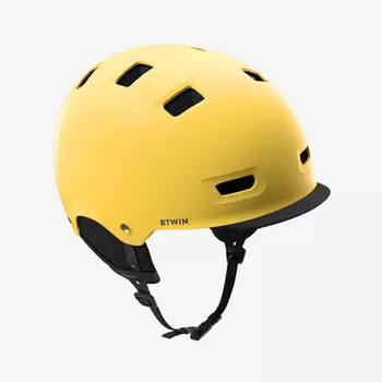 Велосипедный шлем Btwin, цвет sonnenblumenorange