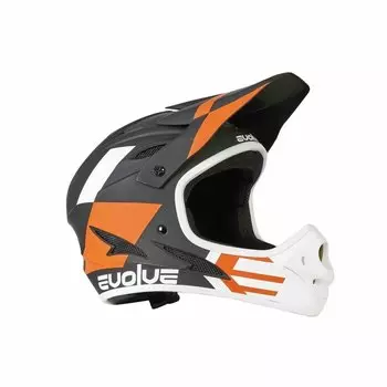 Велосипедный шлем Evolve Storm downhill, оранжевый