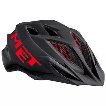 Велосипедный шлем Met, красный