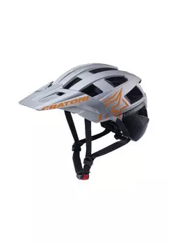 Велосипедный шлем MTB AllSet Pro серебристый/оранжевый матовый CRATONI, серебро