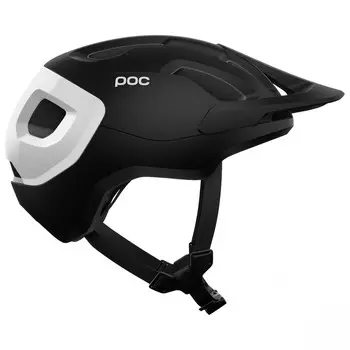 Велосипедный шлем Poc Axion Race MIPS, цвет Uranium Black Matt/Hydrogen White