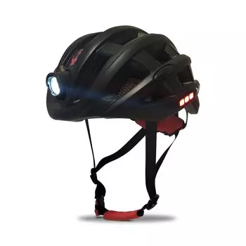 Велосипедный шлем Pro Sport Lights 467 Led, черный