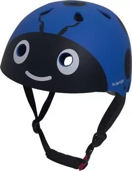 Велосипедный шлем Pro Sport Lights Ladybug urban, синий