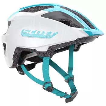 Велосипедный шлем Scott Kid's Helmet Spunto (CE) Junior, цвет Pearl White/Breeze Blue