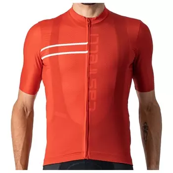 Велосипедный трикотаж Castelli Scorpione 4 Jersey, цвет Red/Rich Red/White