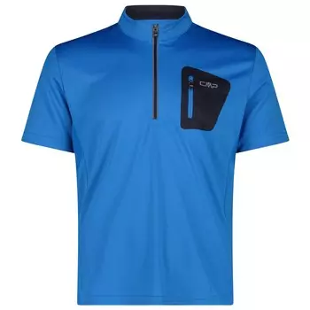 Велосипедный трикотаж Cmp Freebike T Shirt with Zip, цвет River