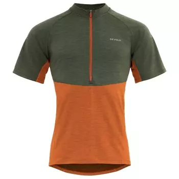 Велосипедный трикотаж Devold Standal Merino Tee Zip Neck, цвет Forest