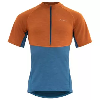 Велосипедный трикотаж Devold Standal Merino Tee Zip Neck, цвет Flame