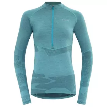 Велосипедный трикотаж Devold Women's Standal Merino Shirt Zip Neck, цвет Tropical