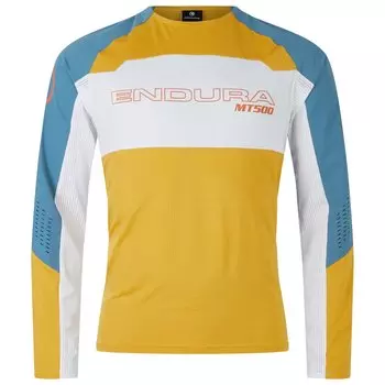 Велосипедный трикотаж Endura MT500 Burner Lite Trikot Langarm, цвет Mustard