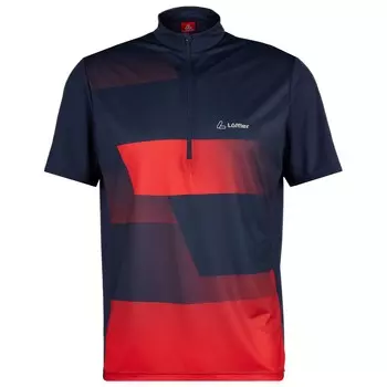 Велосипедный трикотаж Lffler Bike Shirt, цвет Dark Blue/Red