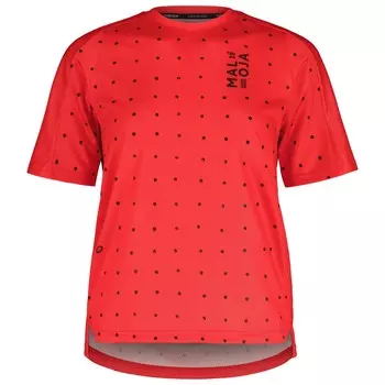Велосипедный трикотаж Maloja Women's GrandvaliraM Multi, цвет Bright Rose Bubbledots