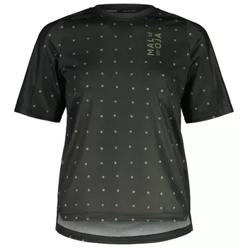 Велосипедный трикотаж Maloja Women's GrandvaliraM Multi, цвет Deep Forest Bubbledots