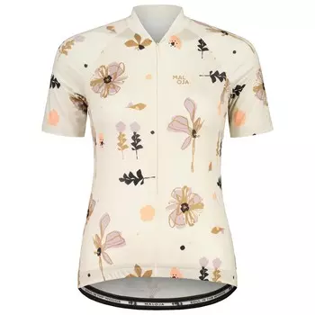 Велосипедный трикотаж Maloja Women's TennoM AOP 1/2, цвет Glacier Milk