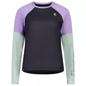 Велосипедный трикотаж Mons Royale Tarn Merino Shift Wind Jersey, цвет Glacier/Lupin/Black
