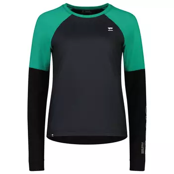 Велосипедный трикотаж Mons Royale Women's Tarn Merino Shift Wind Jersey, цвет Pop Green/Black