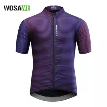 Велосипедное джерси Mountainpeak быстросохнущее летнее с короткими рукавами S-3XL, фиолетовый