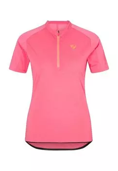 Велосипедный трикотаж Наралина быстросохнущий, эластичный, женский ziener, цвет Bubblegum