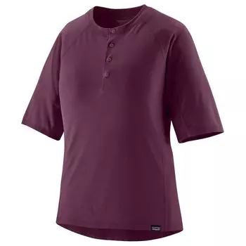 Велосипедный трикотаж Patagonia Women's Cap Cool Trail Bike Henley, цвет Night Plum