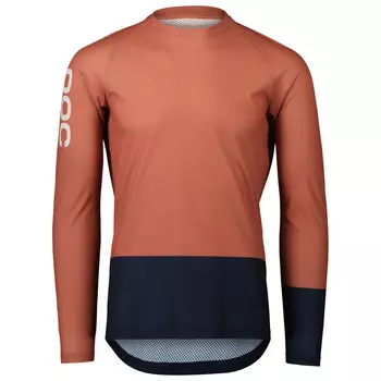 Велосипедный трикотаж Poc MTB Pure L/S Jersey, цвет Himalayan Salt/Turmaline Navy