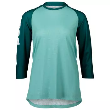 Велосипедный трикотаж Poc Women's MTB Pure 3/4 Jersey, цвет Light Dioptase Blue/Dioptase Blue
